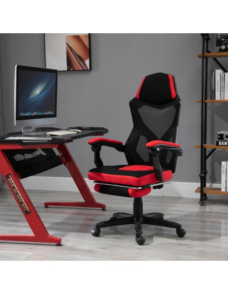 Silla Gaming Ergonómica GRAVITY Roja