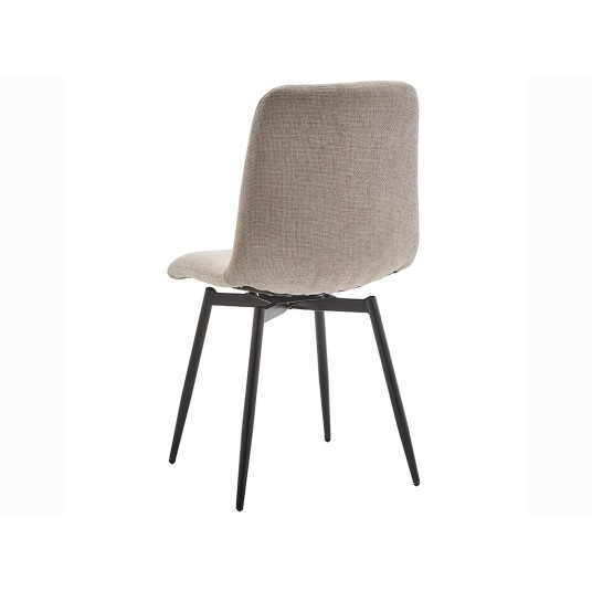 Silla de comedor giratoria Unai gris...