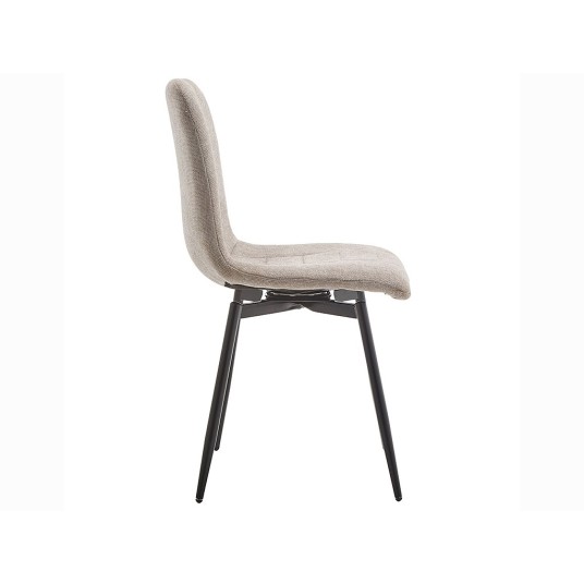 Silla de comedor giratoria Unai gris...
