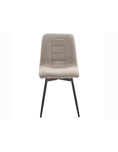 Silla de comedor giratoria Unai gris claro