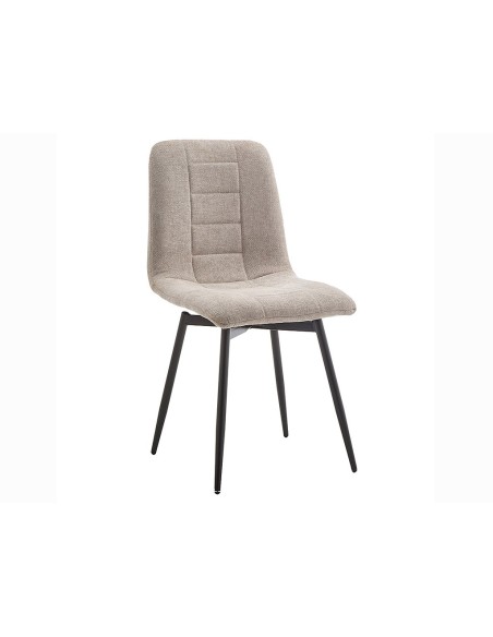 Silla de comedor giratoria Unai gris claro