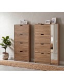 Zapatero X21 con Espejo – Efecto Roble Natural