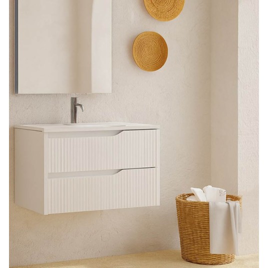 Mueble de baño suspendido Turín 80 cm...