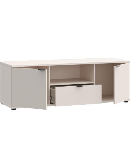 Mueble TV Cachemira Beige con 2 Puertas y Cajón