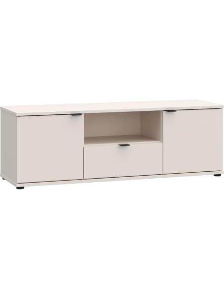 Mueble TV Cachemira Beige con 2 Puertas y Cajón