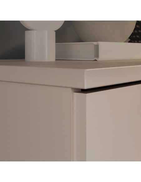 Mueble TV Cachemira Beige con 2 Puertas y Cajón