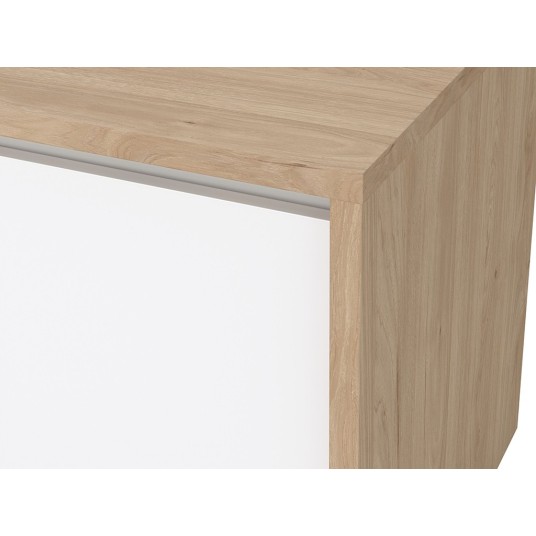 Mueble TV Nael Blanco y Roble Jackson...