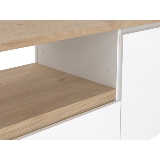 Mueble TV Nael Blanco y Roble Jackson...