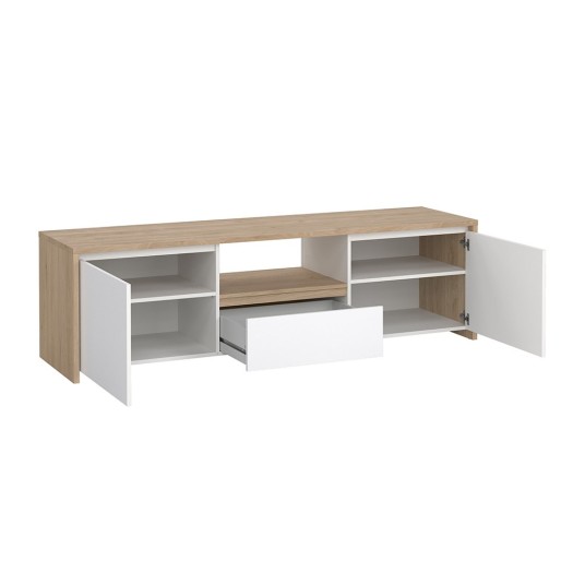 Mueble TV Nael Blanco y Roble Jackson...