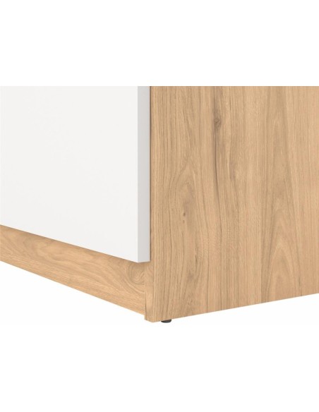 Zapatero Leia Blanco y Roble Jackson Hickory