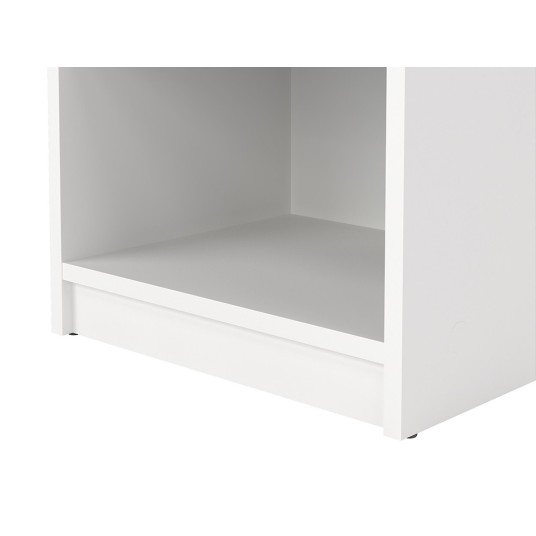 Mesita de Noche Mai Blanca con Cajón...