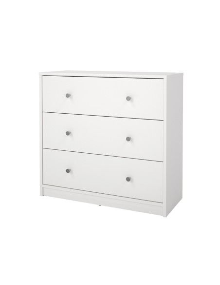 Cómoda Mai Blanca de 3 Cajones