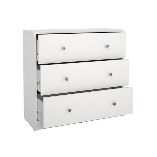 Cómoda Mai Blanca de 3 Cajones