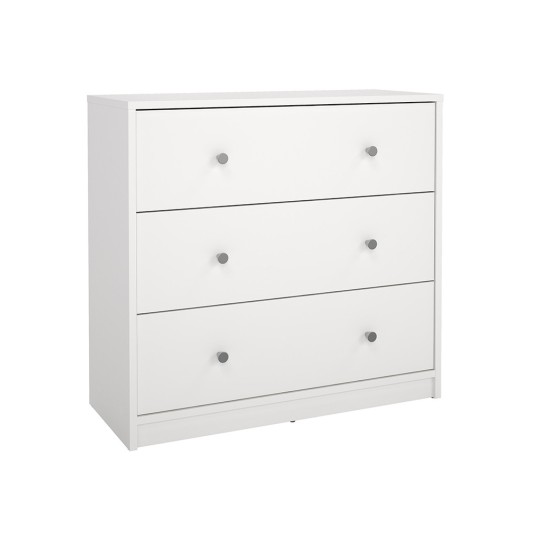 Cómoda Mai Blanca de 3 Cajones