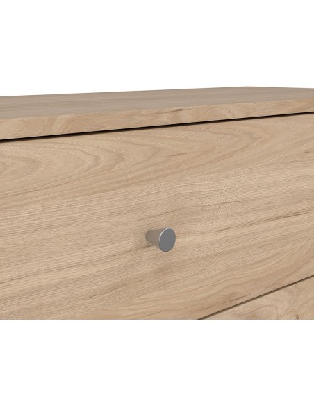 Cómoda Mai Roble Jackson Hickory de 3 Cajones