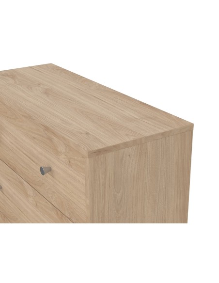 Cómoda Mai Roble Jackson Hickory de 3 Cajones