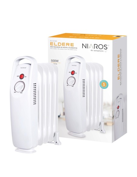Mini Radiador de Aceite Eldere Niaros 500 W