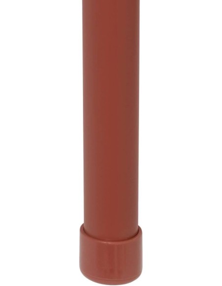 Silla Plegable Flexy Tela Siena Roja de Acero y Poliéster