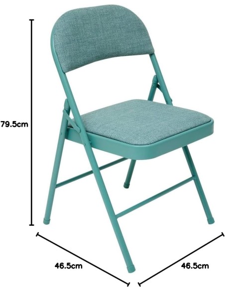 Silla Plegable Jaspeada Verde