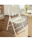 Silla Plegable Flexy Beige Fesmés con Asiento Acolchado