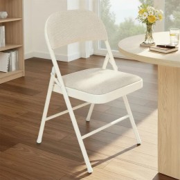 Silla Plegable Flexy Beige Fesmés con Asiento Acolchado