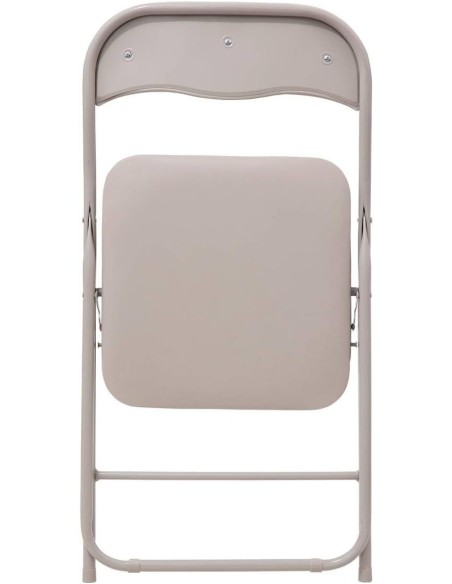Silla Plegable Acolchada con Respaldo Tapizado en PVC