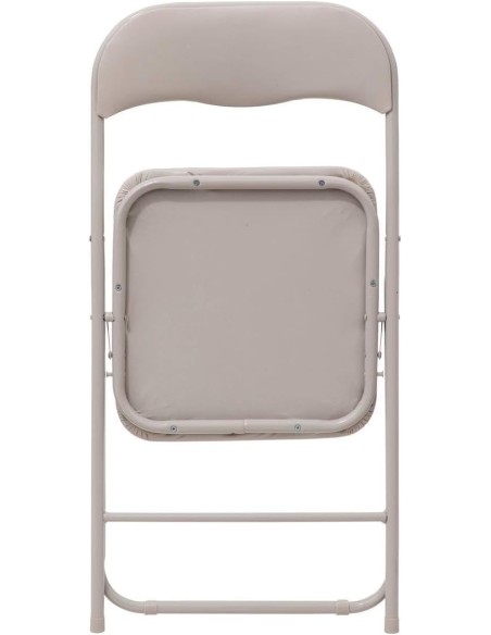 Silla Plegable Acolchada con Respaldo Tapizado en PVC
