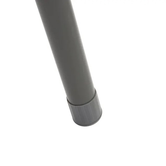 Silla Plegable Gris Claro Acolchada