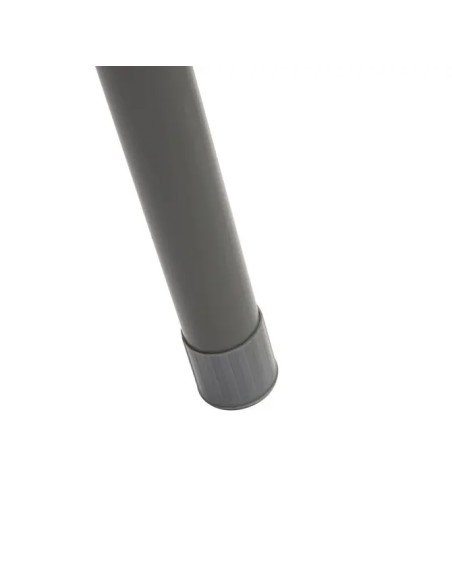 Silla Plegable Gris Claro Acolchada