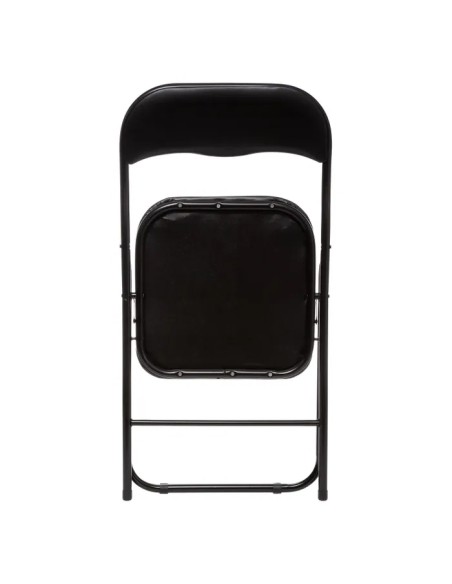 Silla Plegable Acolchada negro