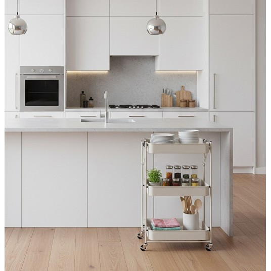 Carrito Auxiliar de Cocina Plegable...