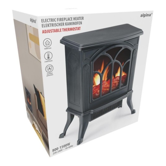 Chimenea Eléctrica 1500W con Efecto...