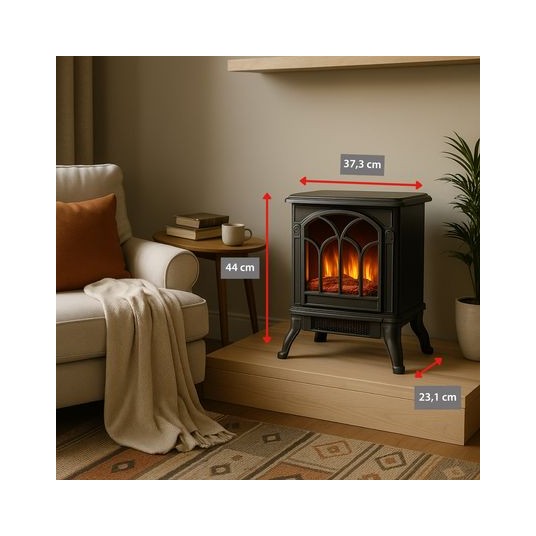 Chimenea Eléctrica 1500W con Efecto...