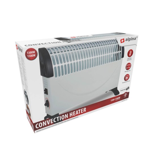 Convector Eléctrico Alpina Blanco 1500W