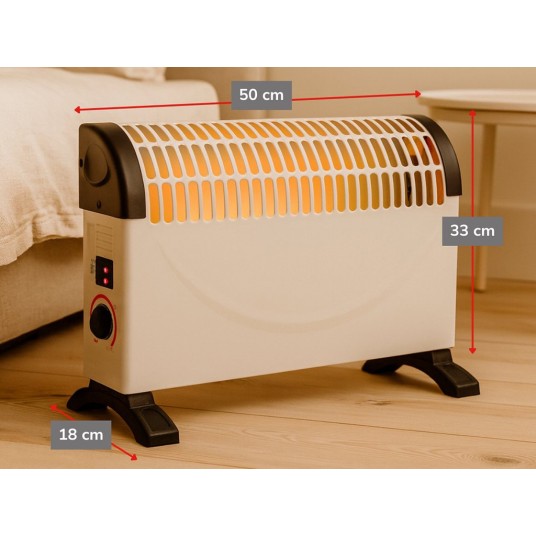 Convector Eléctrico Alpina Blanco 1500W