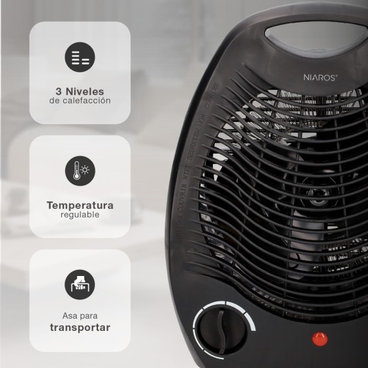 Calefactor Cerámico Tupa Niaros 2000W