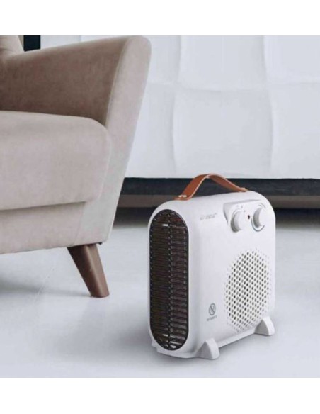 Calefactor eléctrico blanco