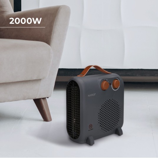 Calefactor eléctrico Aitsa Niaros 2000W gris