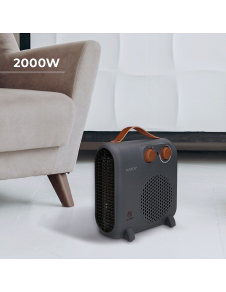 Calefactor eléctrico Aitsa Niaros 2000W gris