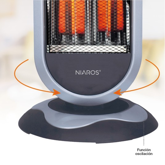 Estufa Eléctrica de Carbono Giratoria...