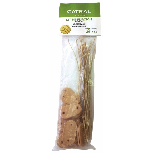 Kit de fijación para cañizos 26 unidades varios colores