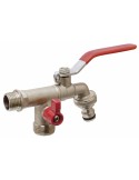 GRIFO METAL DOBLE SALIDA
