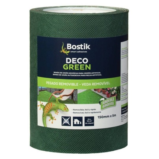 Banda adhesiva Decogreen para unir césped artificial 5 m x 15 cm