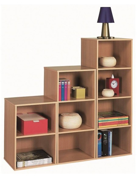 Estantería Polykub 2 cubos – Melamina roble