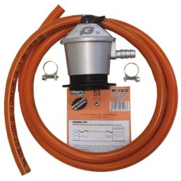 kit regulador de gas doméstico con válvula de seguridad