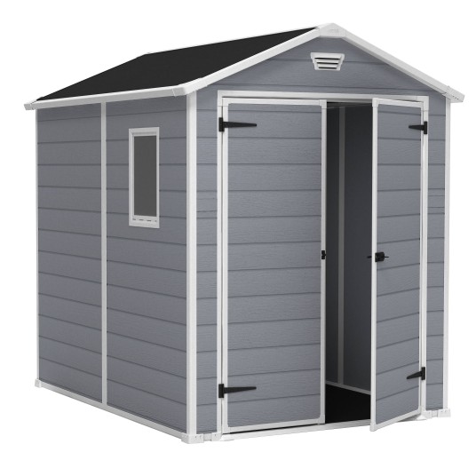 Caseta Manor 6x8DD gris puerta doble