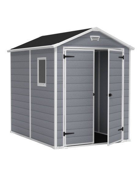 Caseta Manor 6x8DD gris puerta doble