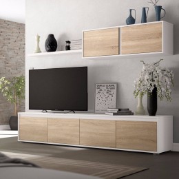 Mueble de TV Alida blanco...