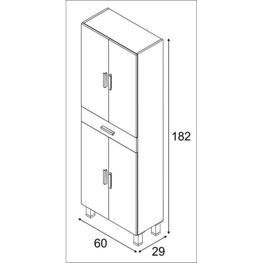 COLUMNA DE BAÑO ARUBA