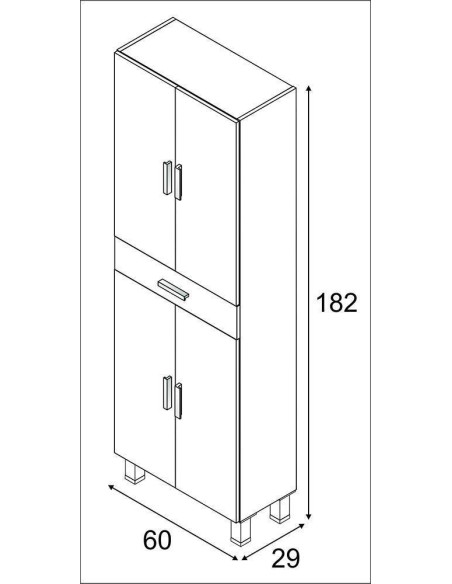 COLUMNA DE BAÑO ARUBA